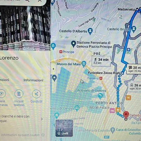 Castelletto - Appartamento+p. Auto : La Funicolare Genova